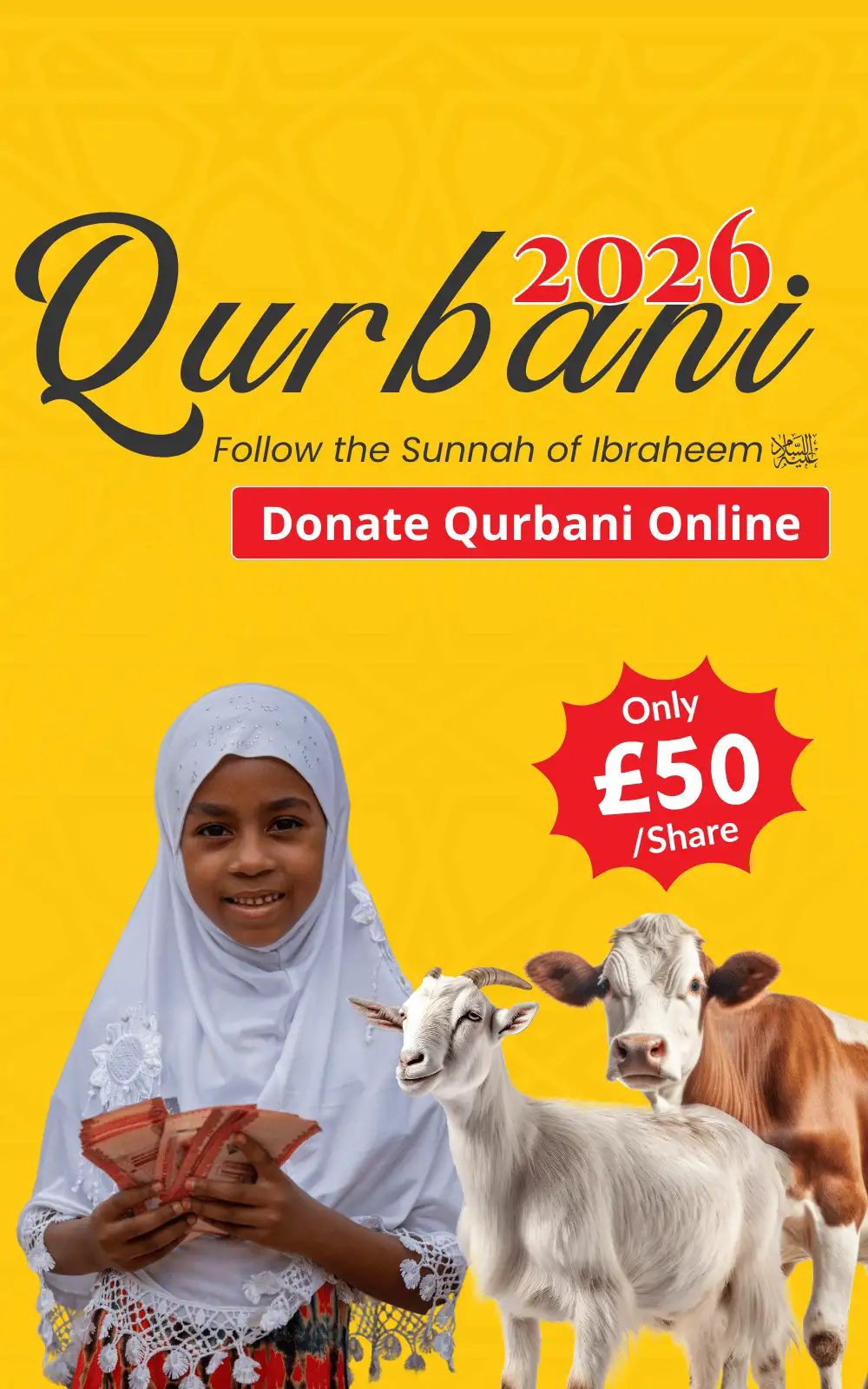 Qurbani 2026 Donate Online - Hope Foundation